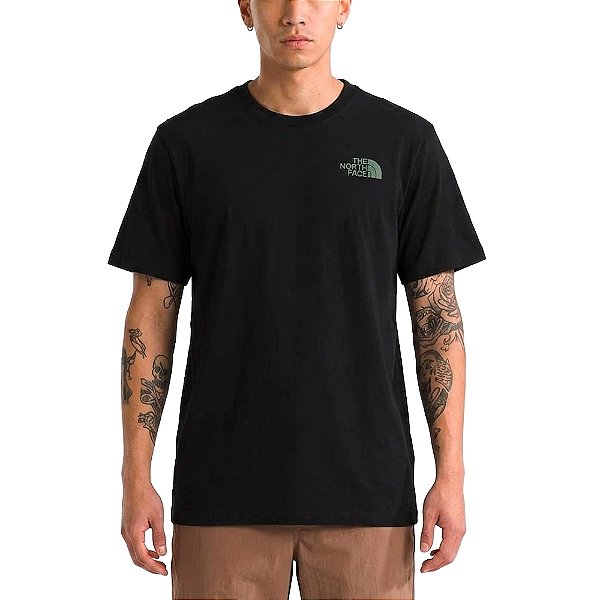 Camiseta Unissex Adu Evolution Bear S/S Preta - The North Face