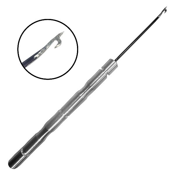 Agulha Para Iscar Carangueijo Cabo Aluminio - Dispropil