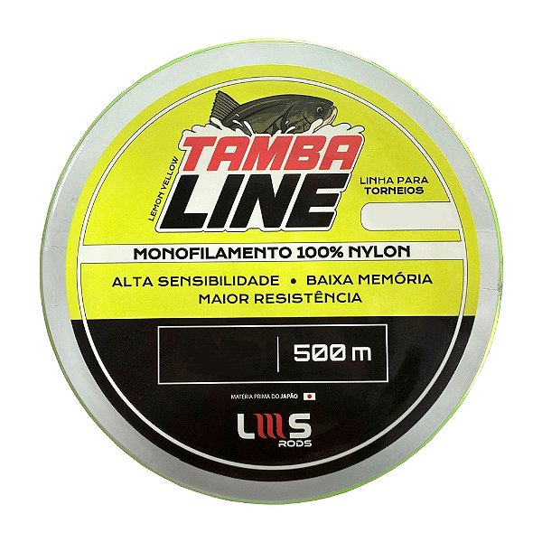 Linha Monofilamento Tamba 500 metros Verde Limão - LMS