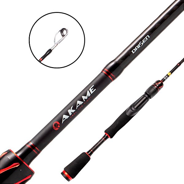Vara Para Molinete Akame Fábio Baca 2 Partes S-602 1.83m - Daisen