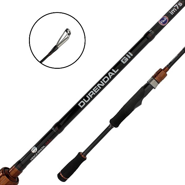 Vara Para Molinete Inteiriça Durendal GII 1.62m 7-14lbs - Pesca Brasil