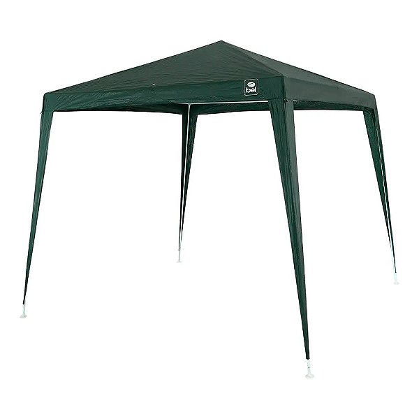 Tenda Gazebo Tubular 3m x 3m Polietileno Verde - Bel