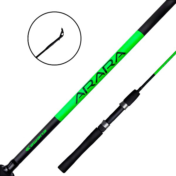 Vara Para Molinete 2 Partes Arara 1.68mt - Kawana