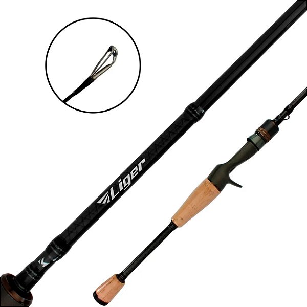 Vara Para Carretilha Inteiriça Liger 1.98m 6-12lb LG-C661LF - Marine