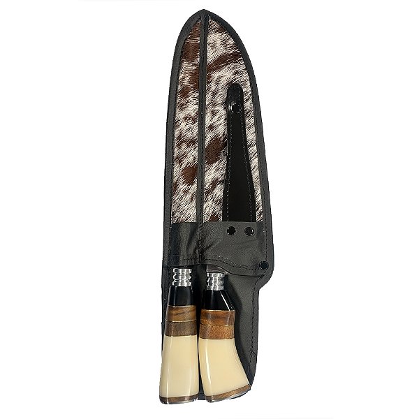 Conjunto Faca e Chaira 10'' Cabo Osso - Facas Cascavel