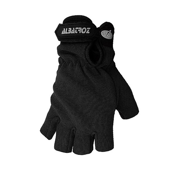 Luva Para Pesca Dedo Cortado YL015 Preta - Albatroz