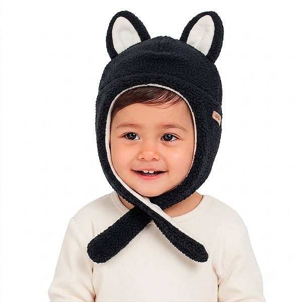 Gorro Tiny Animal Beanie II Black / Chalk - Columbia