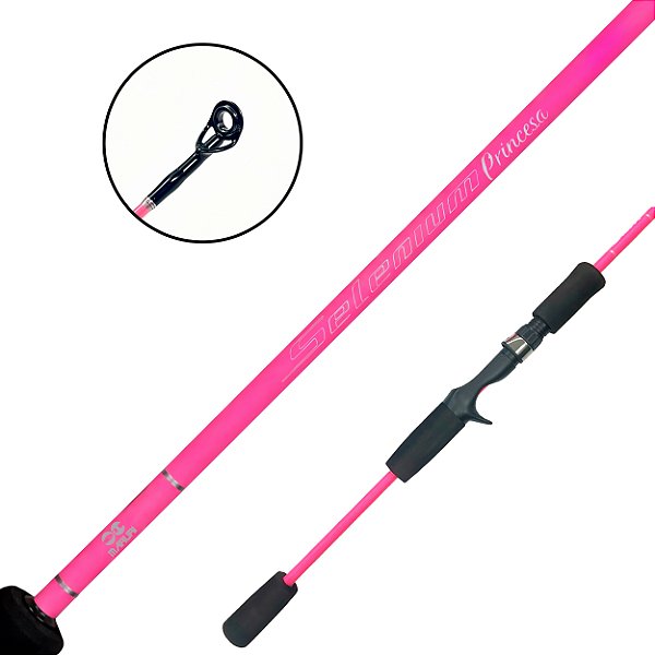 Vara Para Carretilha Selenium Rosa 2 Partes 10-20lbs 1.83m - Maruri