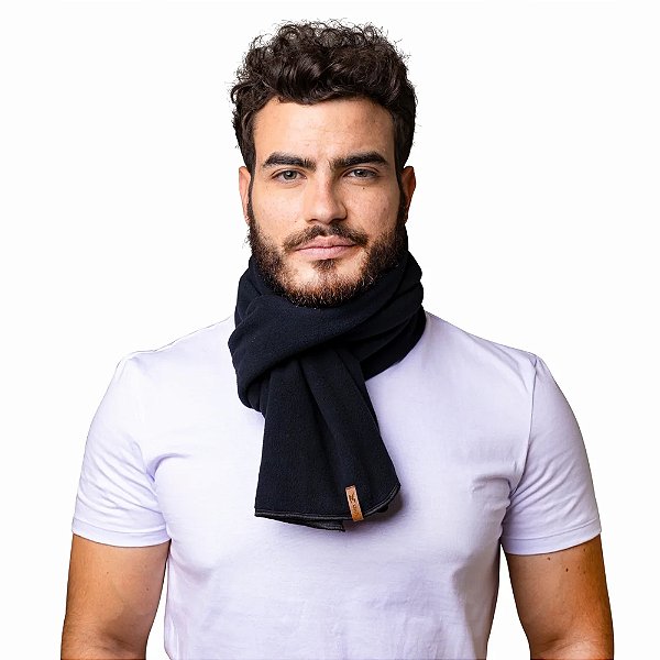 Cachecol Fleece Preto - Nautika