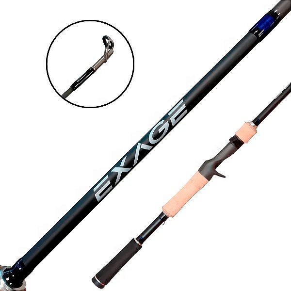 Vara Para Carretilha Exage Inteiriça 6'0 1.83m 10-17lbs - Shimano