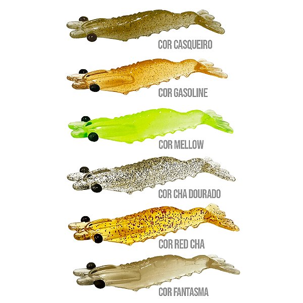 Isca Artificial Soft Camarões Pro-x 7cm - Monster 3x