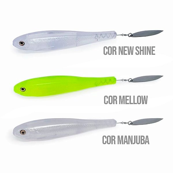 Isca Artificial Shads Spin 9cm 2un Cor - Monster 3x