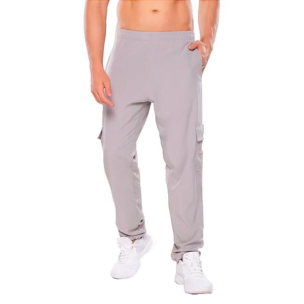 Calça Com Bolso Masculina Cinza - Fishing Company