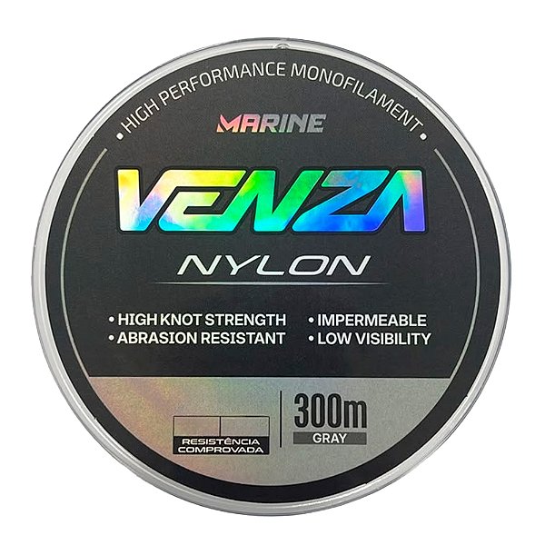 Linha Monofilamento Venza Cinza 300m - Marine
