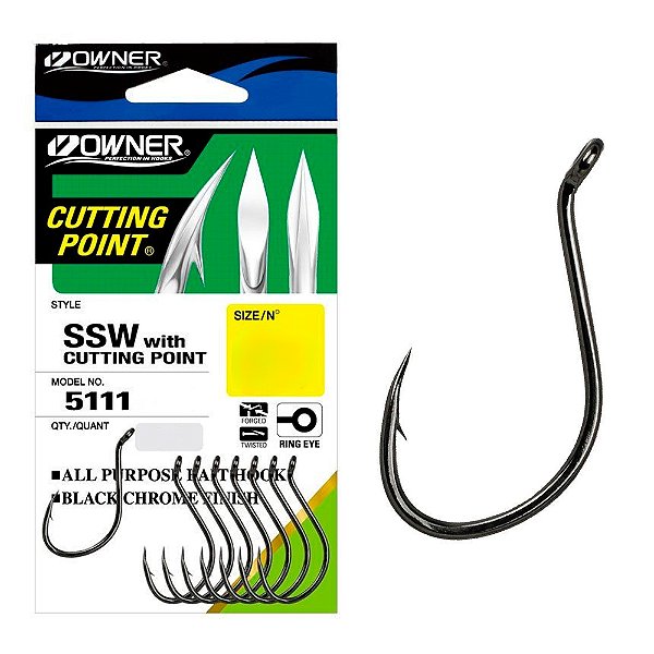 Anzol SSW Cutting Point Bait Hooks 5111 - Owner