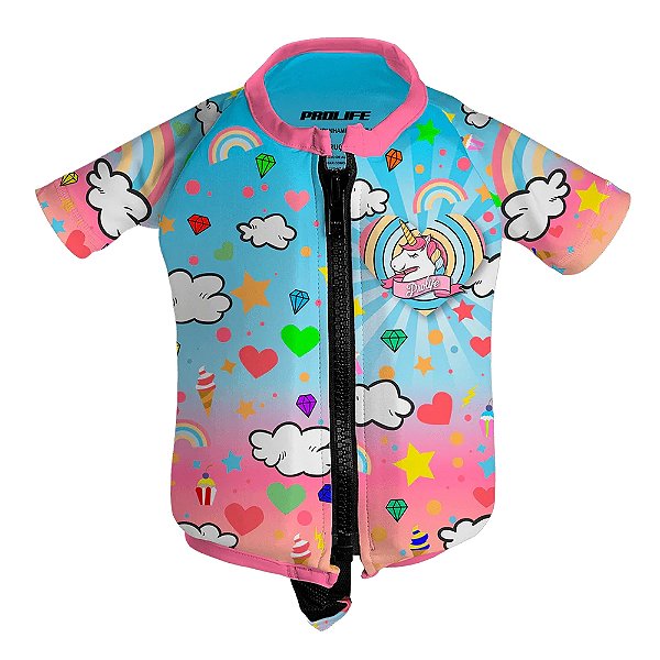 Camisa Flutuadora Infantil Floater Unicornio - Prolife