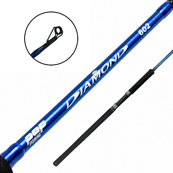 Vara Para Molinete Diamond 1.80m Inteiriça Maciça - Pop Fishing
