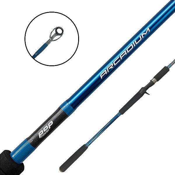 Vara Para Carretilha Arcadium 2 Partes Carbono 2.40m 30-60lbs - Pop Fishing