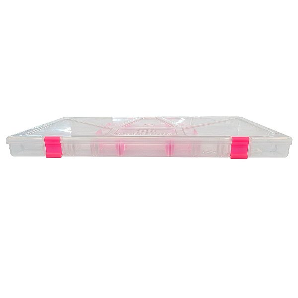 Estojo Slim Para Iscas Rosa - Mar Negro