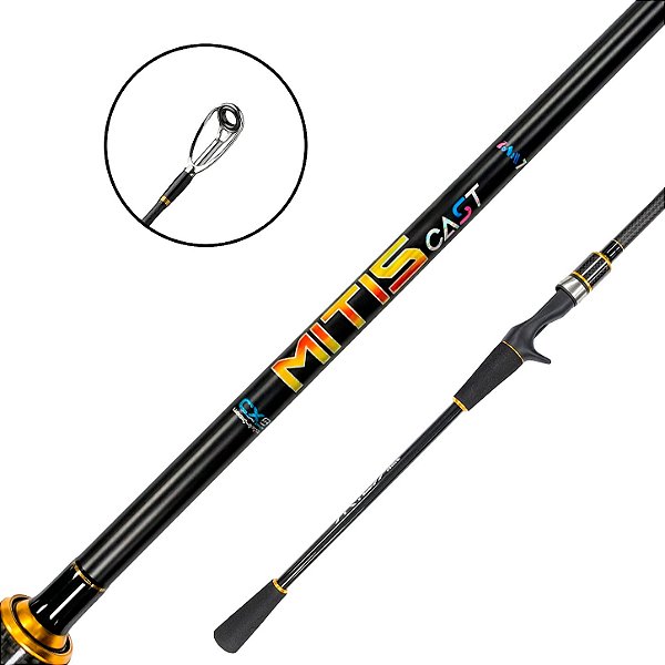 Vara Para Carretilha Mitis Hibrida Inteiriça 12lbs - Artemis Pesca
