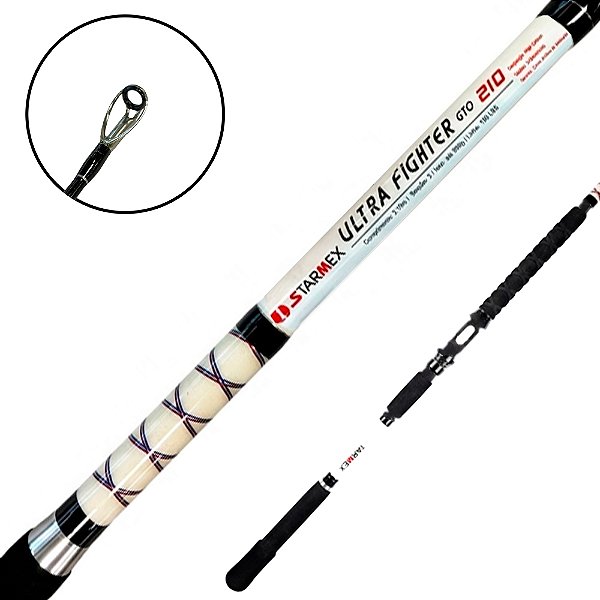 Vara Para Molinete 2 Partes Ultra Fighter 2.10m 120lbs - Starmex
