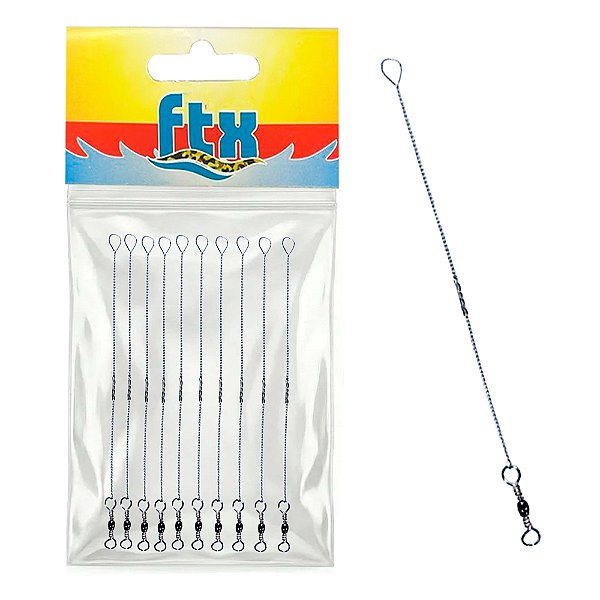 Empate Trançado Com Girador 10 un - Fishtex