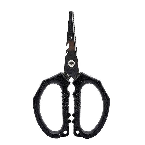 Tesoura Mini Para Pesca Cabo Preto - Atopy