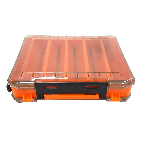 Estojo de Pesca Dois lados P/ Iscas 20x16x4 Laranja - Atopy