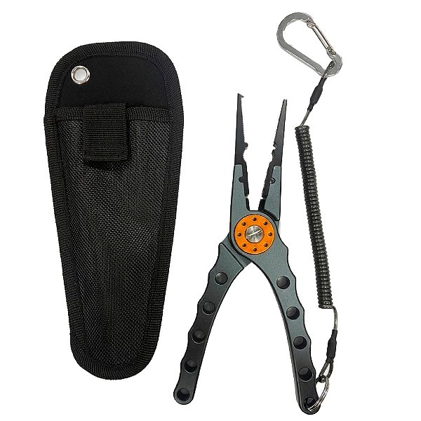 Alicate De Aluminio Pescador 19cm Lamina em Inox - Atopy