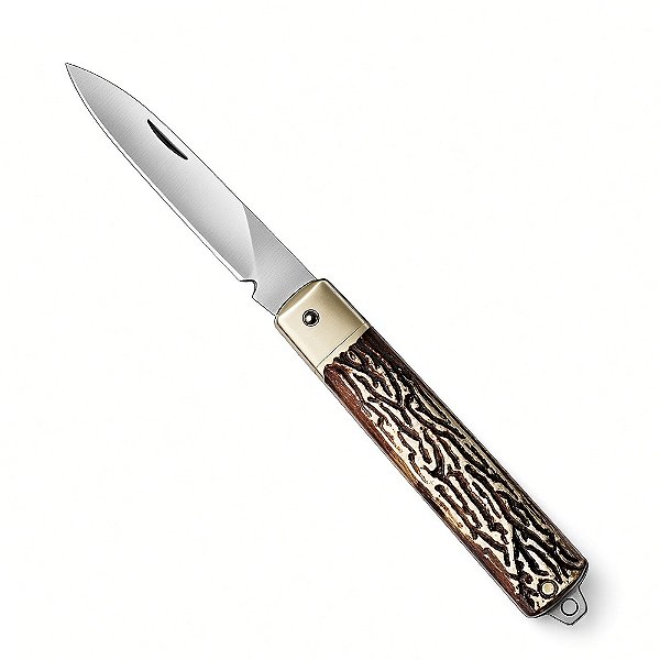 Canivete Inox Reto Cabo Plástico 3'' - Kala