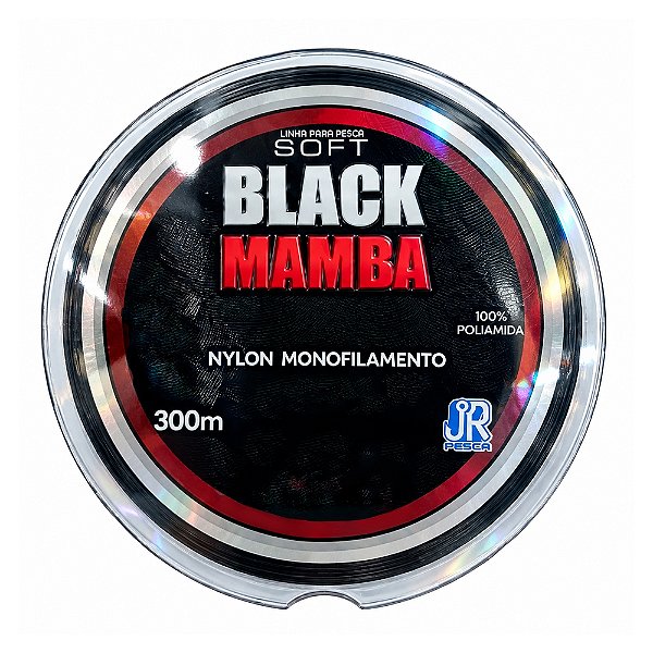 Linha Monofilamento Soft Black Mamba 300m - JR Pesca
