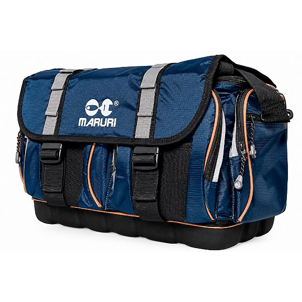 Bolsa Para Pesca AFL10 50x36x26 Azul Preta Cinza - Maruri
