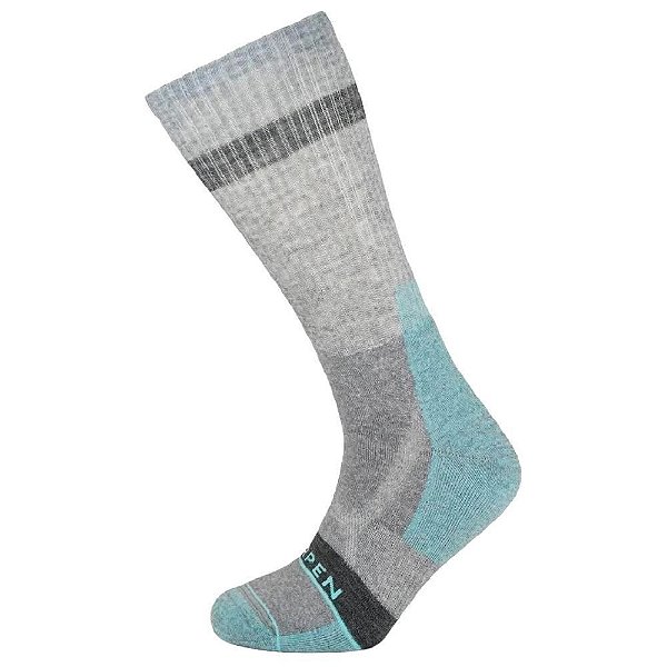 Meia Feminina Merino Hike Midweigth Crew Cinza Claro - Lorpen