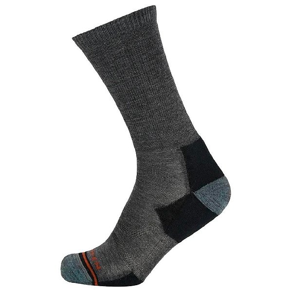 Meia Unissex Merino Hike Ligth Crew Cinza - Lorpen