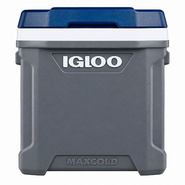 Caixa Térmica C/ Rodas Maxcold 58 Litros Cinza Azul - Igloo