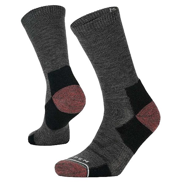 Meia Feminina Merino Hike Ligth Crew Cinza - Lorpen