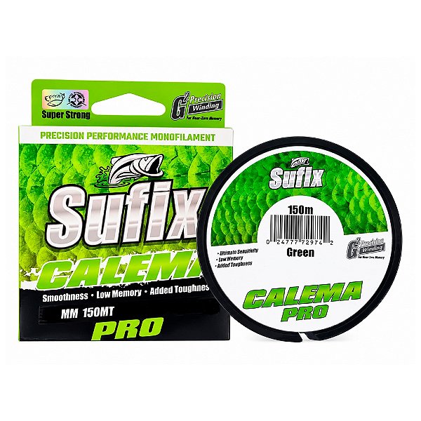 Linha Monofilamento Calema Pro 150m Verde - Sufix