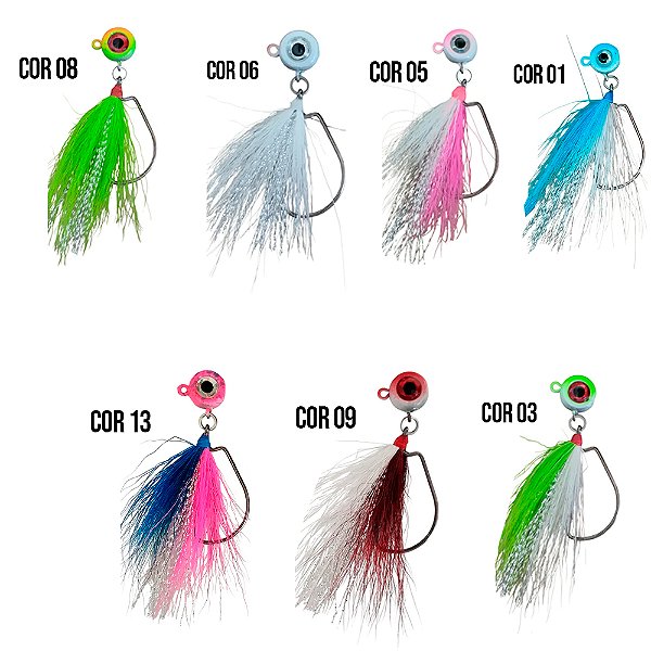 Isca Artificial Micro Articulado 8g 2/0 Cor - Jumelo