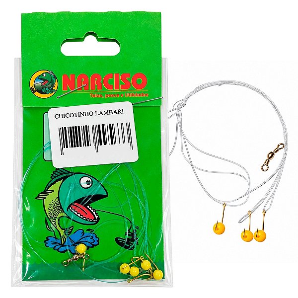 Chicotinho Lambari 3 anzois - Narciso