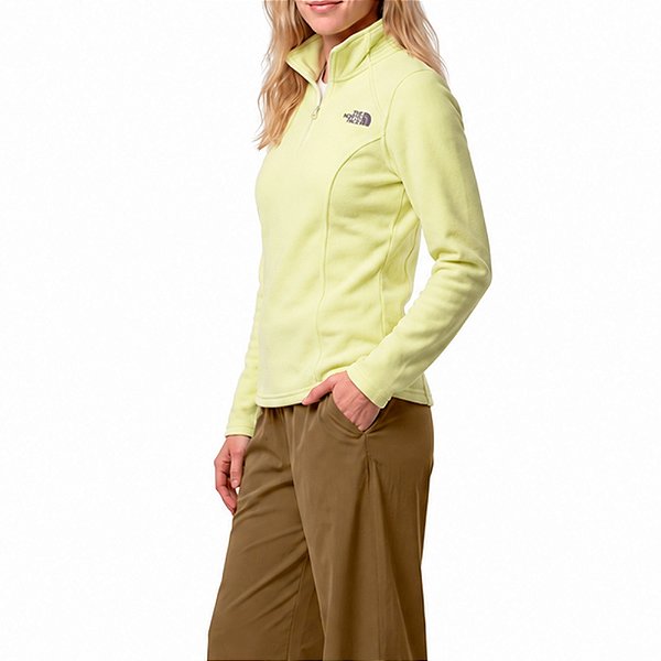 Fleece Feminino Glacier 1/4 Zip Lemon Mist - The North Face