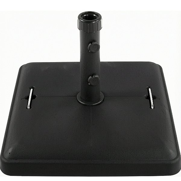 Base Para Ombrelone 37kg Quadrada Preta - Bel