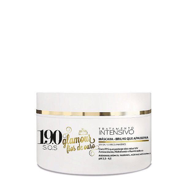 Máscara Glamour Fios de Ouro - 300g