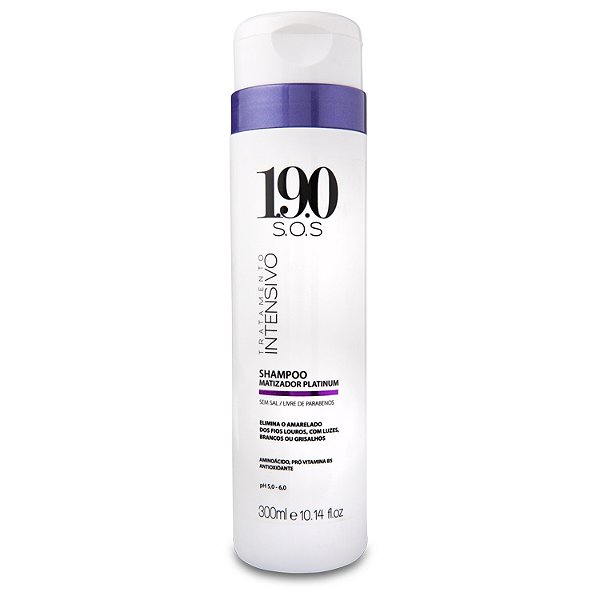 Shampoo Matizador e doador de brilho com Aminoácidos - 300ml