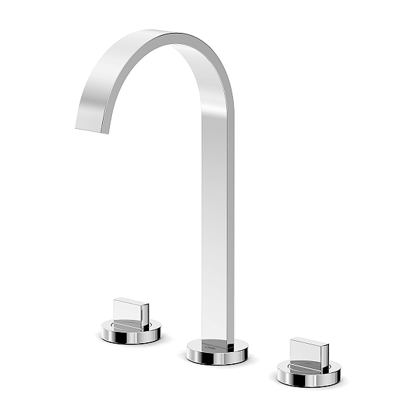 Misturador De Mesa Para Lavatório Bica Alta Com Válvula Cromada Celite Flow - B5000F3CRB