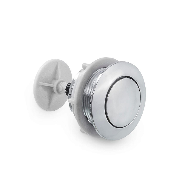 Botão De Acionamento Para Caixa Acoplada 57 mm 6L Cromado Celite