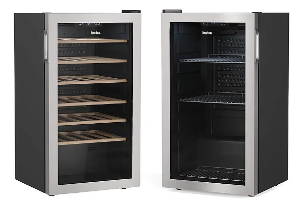 Par Perfeito Adega 34 Garrafas E Cervejeira 85 Litros Invita 220v