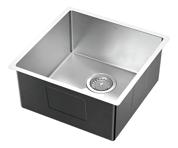 Cuba Cozinha Bistrô Docol Embutir/sobrepor 40x40x20cm - Aço Inox Escovado