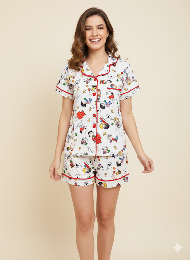 Pijama Feminino Americano Snoopy
