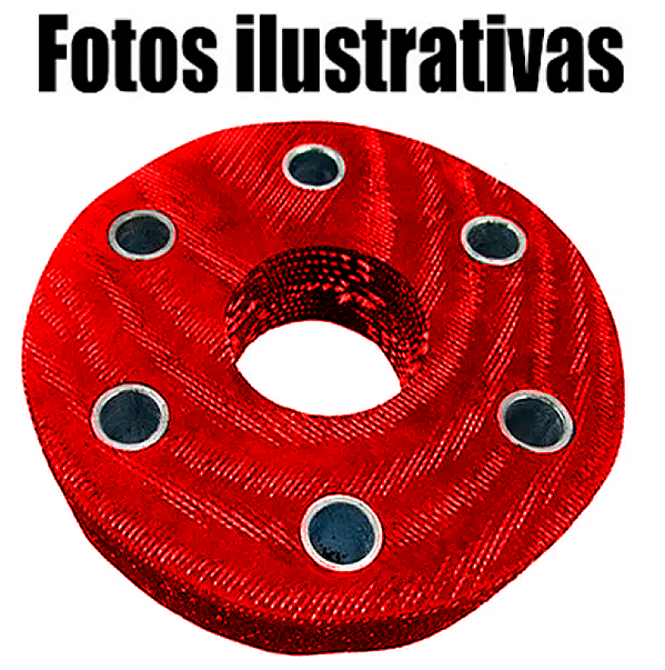 Disco Bolachao Cardan Omega 2.0 2.2 4cc Em Poliuretano Pu