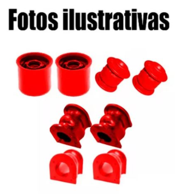 4 Bucha Bandeja + Estabilizador Balança Honda Crv 2007- 2011